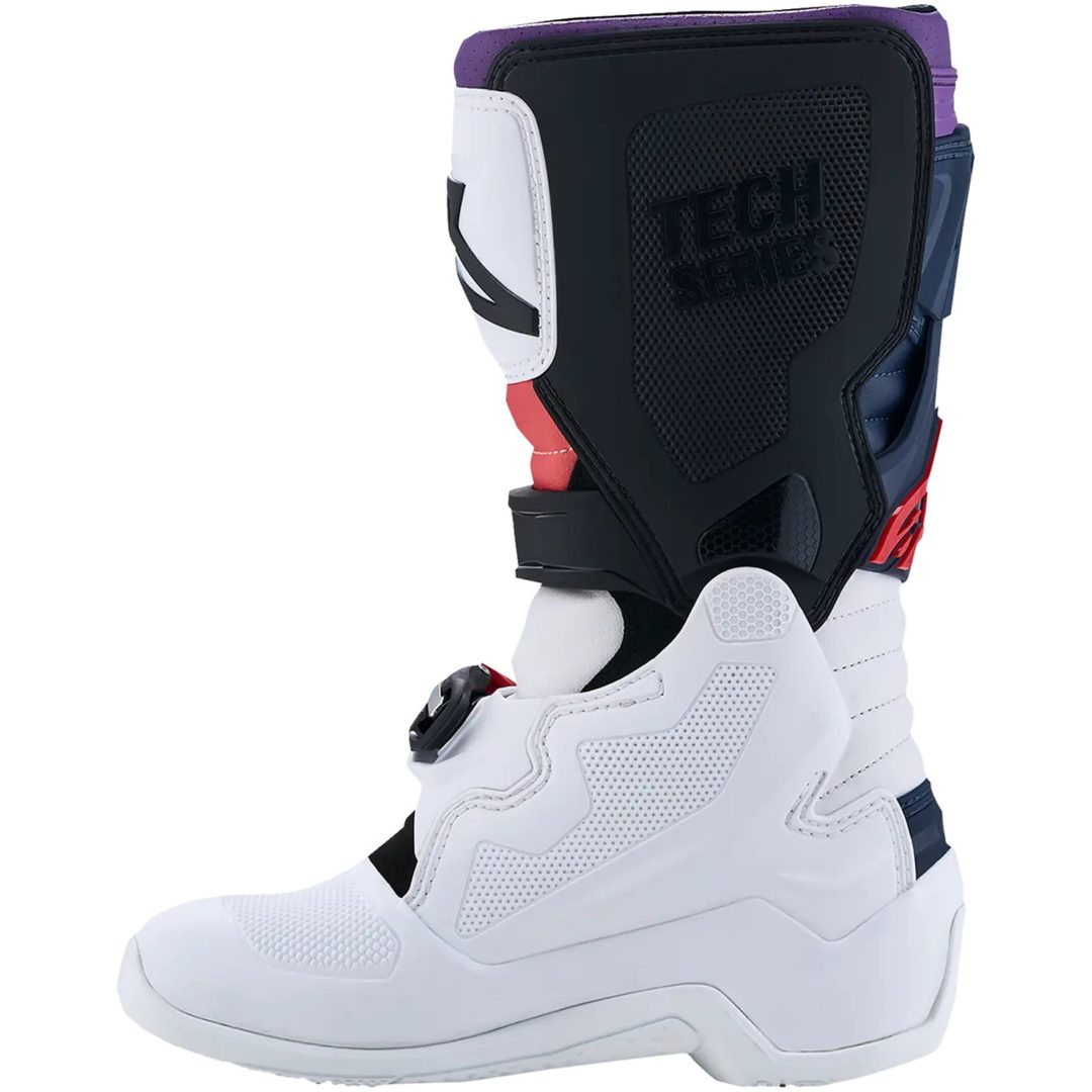 Crosstøvler Børn Tech 7S Sort Mørkeblå Lilla Hvid Alpinestars – billede 4