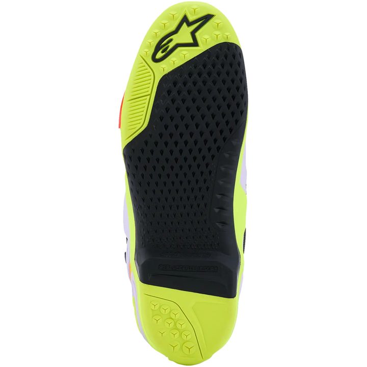 Crosstøvler Tech 10 Supervented Lilla Pink Gul Alpinestars 40.5 – billede 7