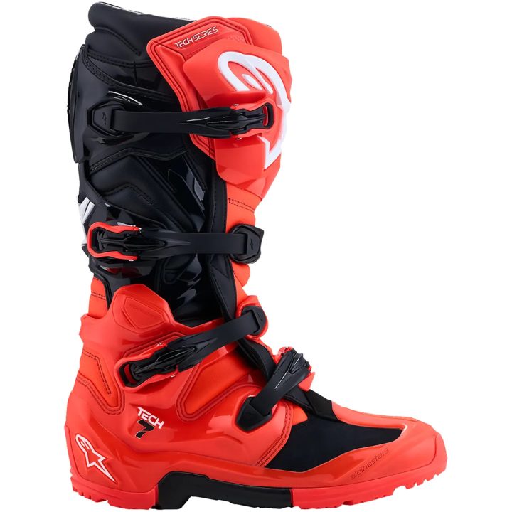 Crosstøvler Tech 7 Enduro Sort Rød Alpinestars 38 – billede 7