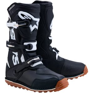 Crosstøvler Tech-T Sort Gummi Hvid Alpinestars