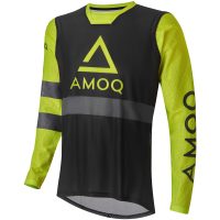 Crosstrøje Airline Mesh Sort Neongul AMOQ