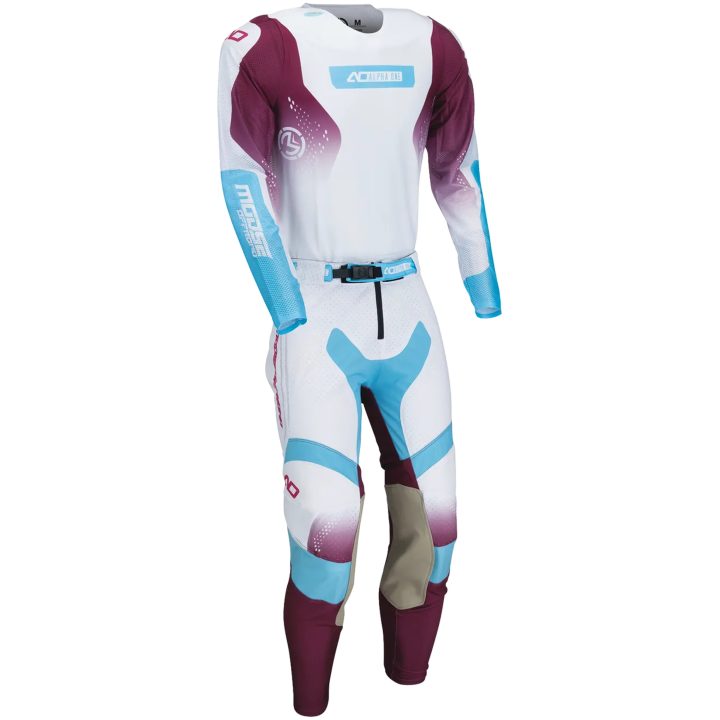 Crosstrøje Alpha One Blå Lilla Hvid MOOSE OFFROAD SOFT-GOODS – billede 2