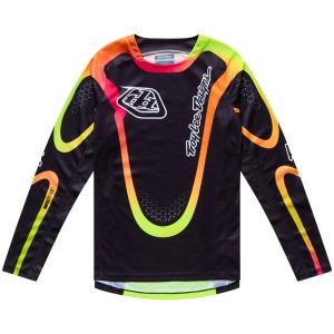 Crosstrøje Børn GP Pro Aura Sort Gul TROY LEE DESIGNS