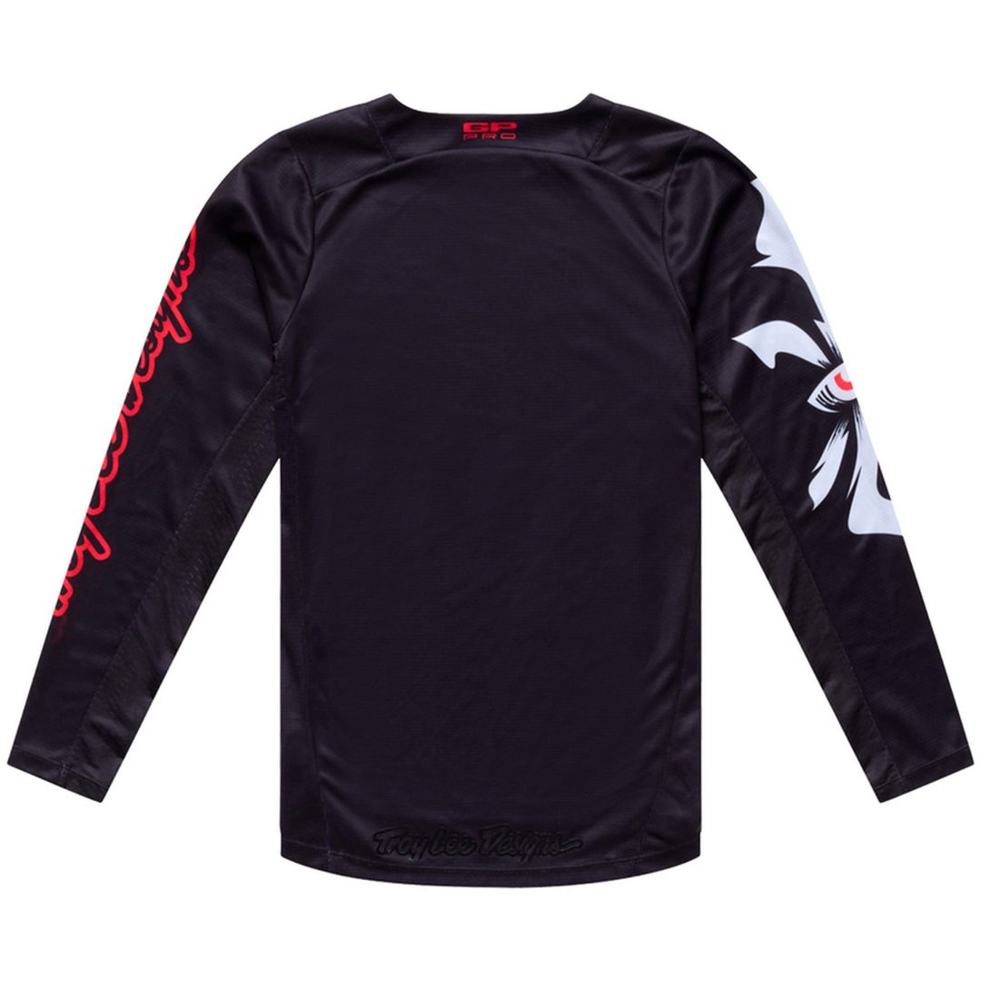 Crosstrøje Børn GP Pro Cyclops Sort Neonrød TROY LEE DESIGNS yxs – billede 2