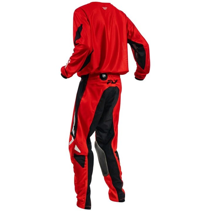 Crosstrøje Børn Kinetic Mesh Rød Sort Hvid FLY RACING ym – billede 4