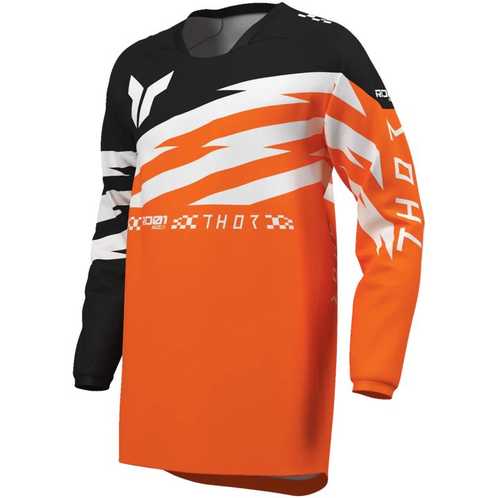 Crosstrøje Børn Launchmode Shockie Sort Orange THOR M – billede 4
