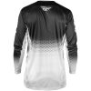 Crosstrøje Børn Rayce Sonar Hvid Sort FLY RACING Ys – miniature 2