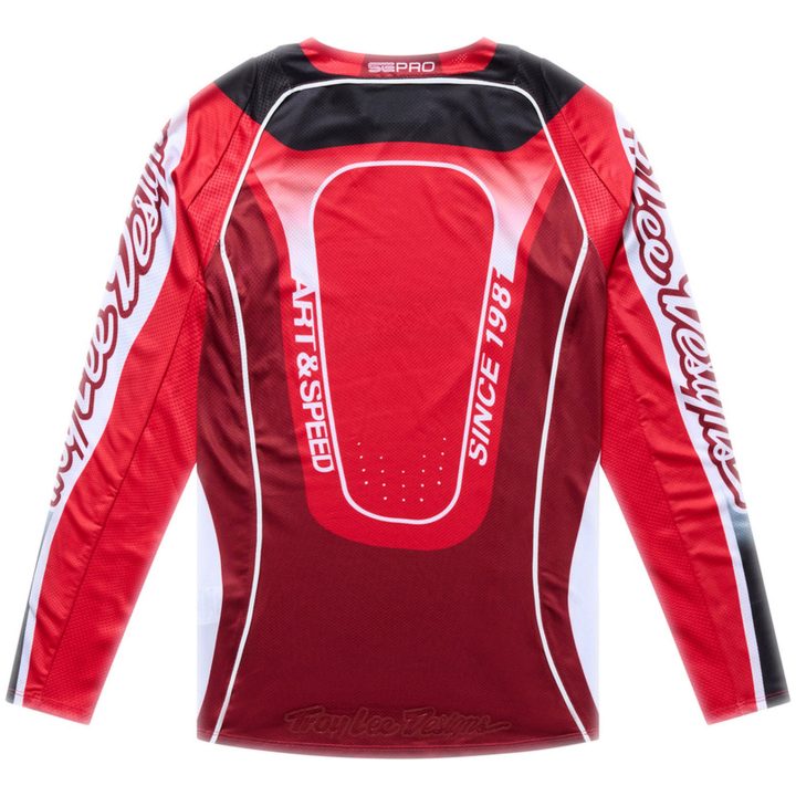 Crosstrøje Børn SE Pro Salvo Rød Hvid TROY LEE DESIGNS yxs – billede 3