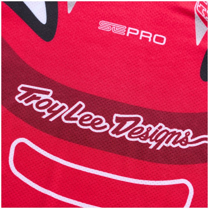 Crosstrøje Børn SE Pro Salvo Rød Hvid TROY LEE DESIGNS yxs – billede 9