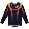 Crosstrøje Børn SE PRO Stripes Sort TROY LEE DESIGNS Medium Barn – miniature 1