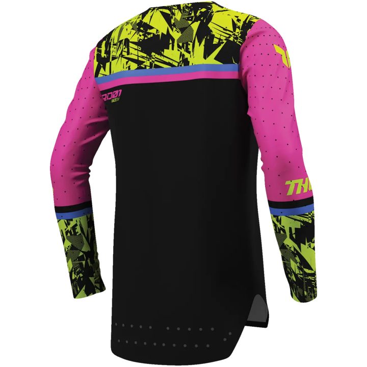 Crosstrøje Børn Sportmode Punkd Sort Pink THOR s – billede 3