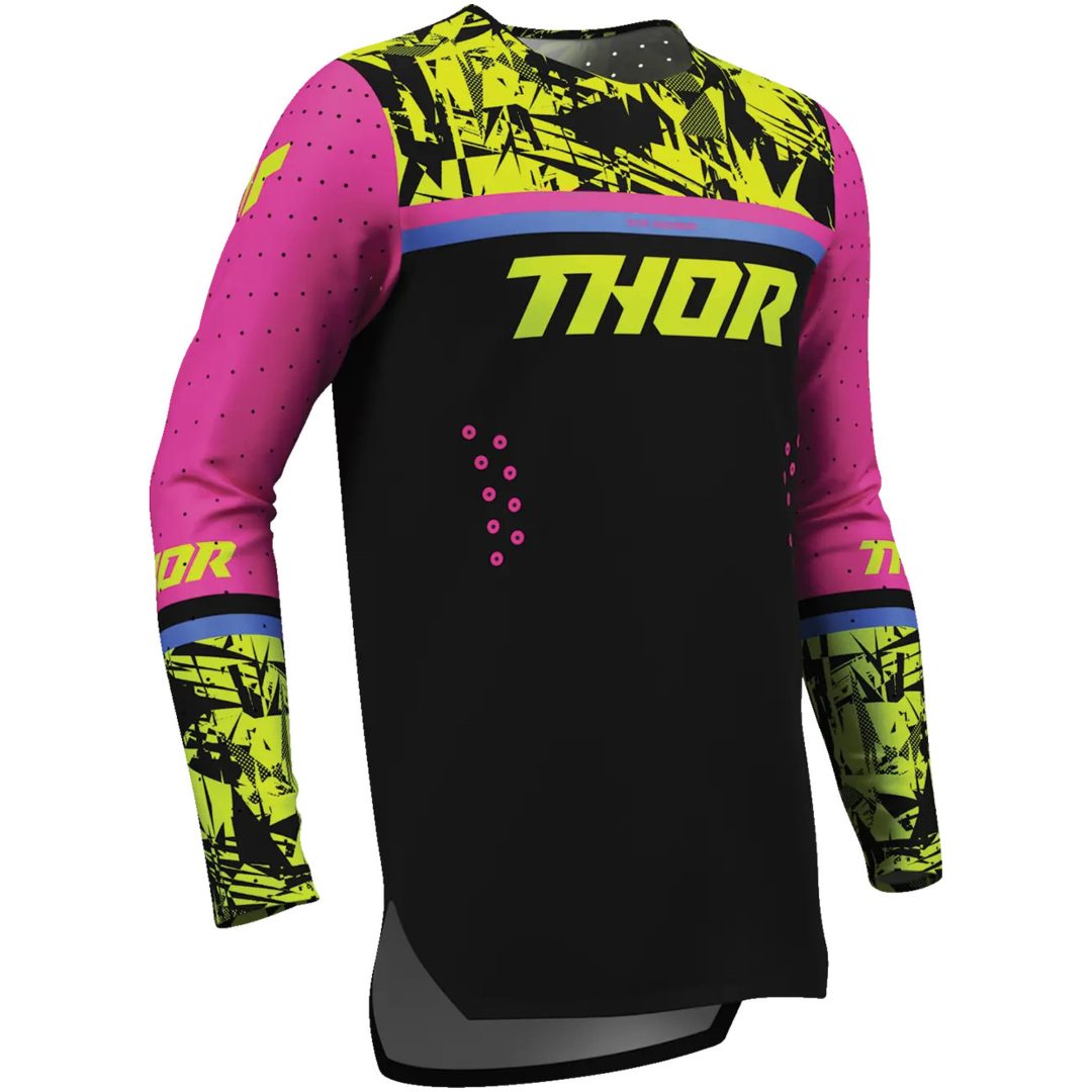 Crosstrøje Børn Sportmode Punkd Sort Pink THOR s