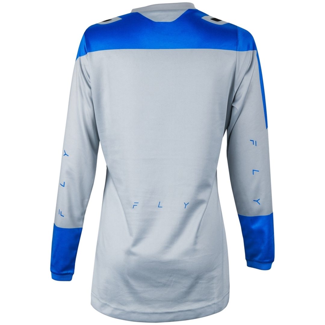Crosstrøje Dame F-16 Grå/blå FLY RACING Medium – billede 2