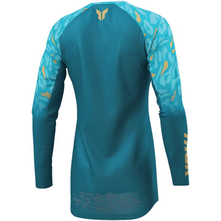 Crosstrøje Dame Launchmode Spotted Blå THOR XS – billede 2