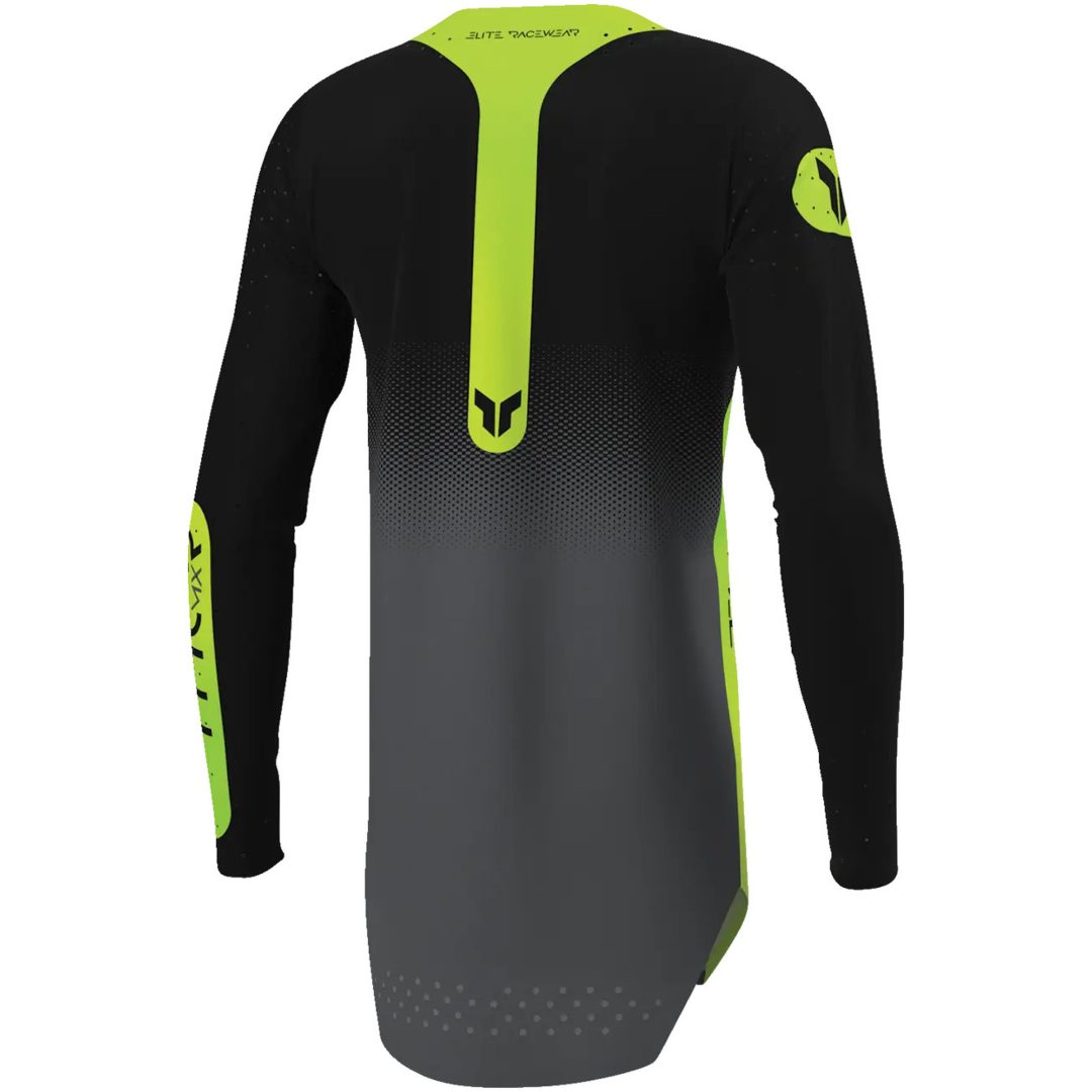 Crosstrøje Dame Sportmode Merge Sort Grå Gul THOR XS – billede 3