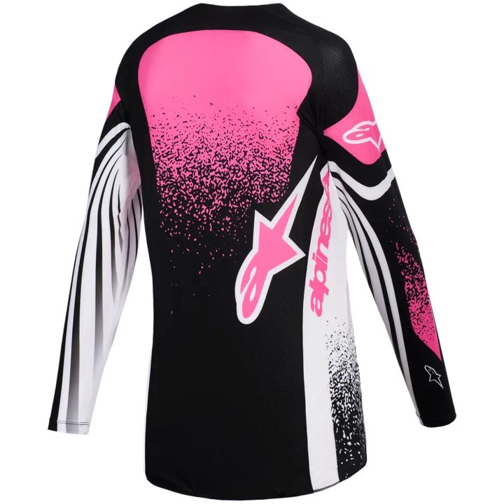 Crosstrøje Dame Stella Techstar Nomur Sort Pink Hvid Alpinestars XL – billede 2