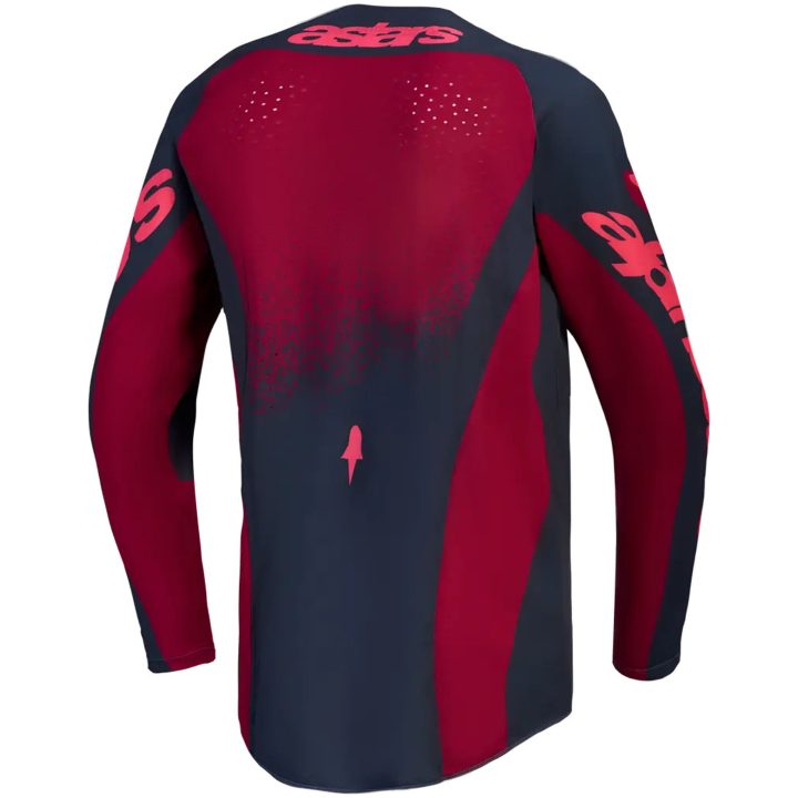 Crosstrøje Dame Stella Techstar Swan Mørkegrå Mørkerød Rød Alpinestars s – billede 2