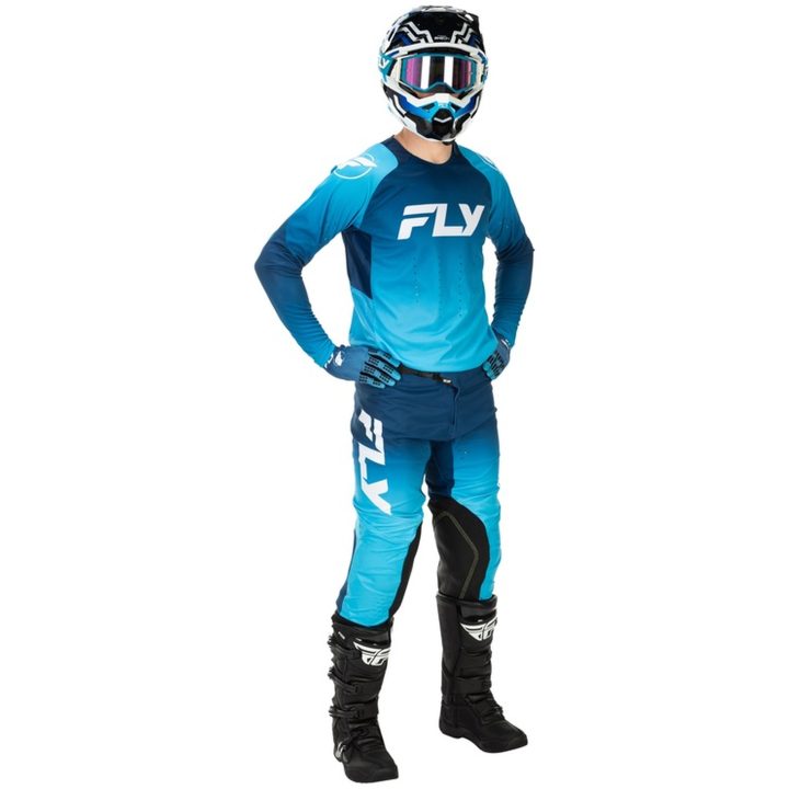 Crosstrøje Evolution DST Blå/Hvid FLY RACING XL – billede 4