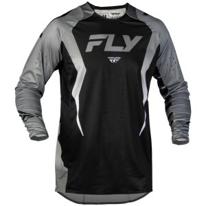 Crosstrøje Evolution DST Bolt Sort Grå FLY RACING
