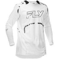 Crosstrøje Evolution DST Flash L.E. Hvid/Sølv FLY RACING