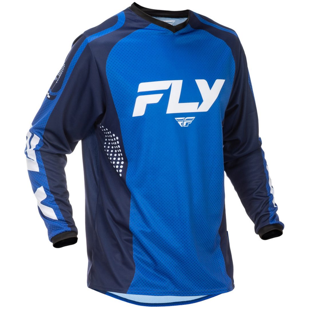 Crosstrøje F-16 Blå/Mørkeblå/Hvid FLY RACING XXL