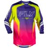 Crosstrøje F-16 Raze Lilla Rød Gul FLY RACING s – miniature 1