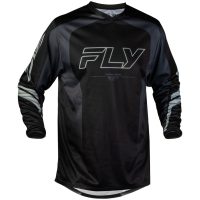 Crosstrøje F-16 Raze Sort Grå FLY RACING