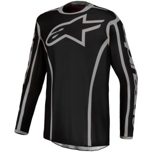 Crosstrøje Fluid Apex v2 Sort Neongul Alpinestars