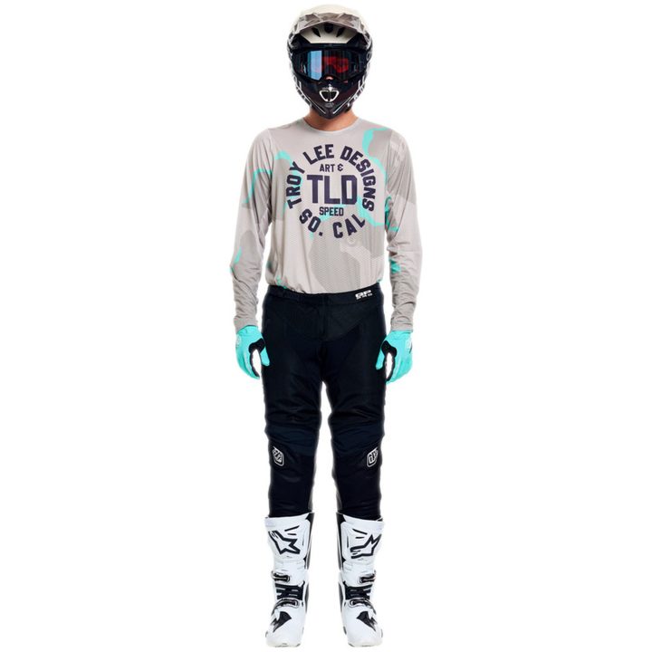 Crosstrøje GP Pro Air Camo Aqua Desert Blå Grå TROY LEE DESIGNS s – billede 6