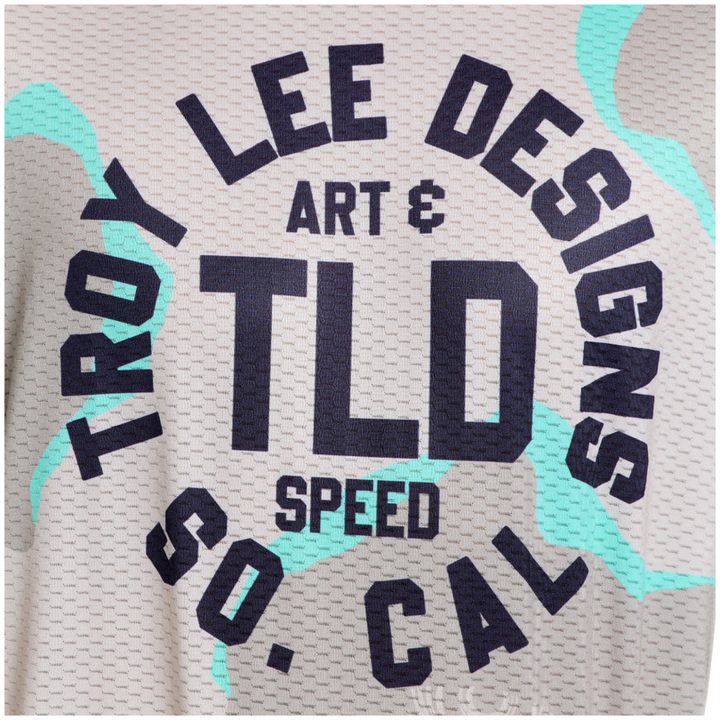 Crosstrøje GP Pro Air Camo Aqua Desert Blå Grå TROY LEE DESIGNS s – billede 10