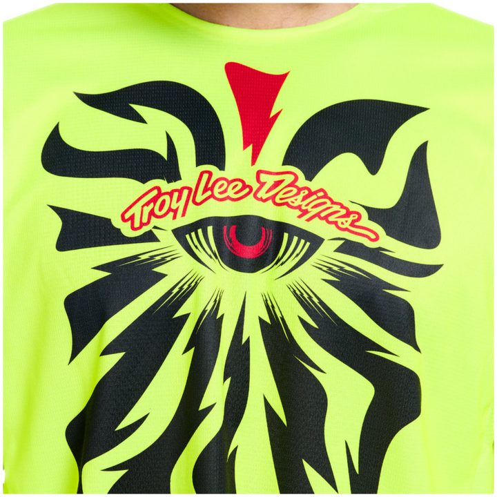 Crosstrøje GP Pro Cyclops Neongul TROY LEE DESIGNS s – billede 15