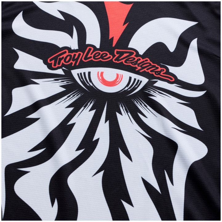 Crosstrøje GP Pro Cyclops Sort Neonrød TROY LEE DESIGNS s – billede 4