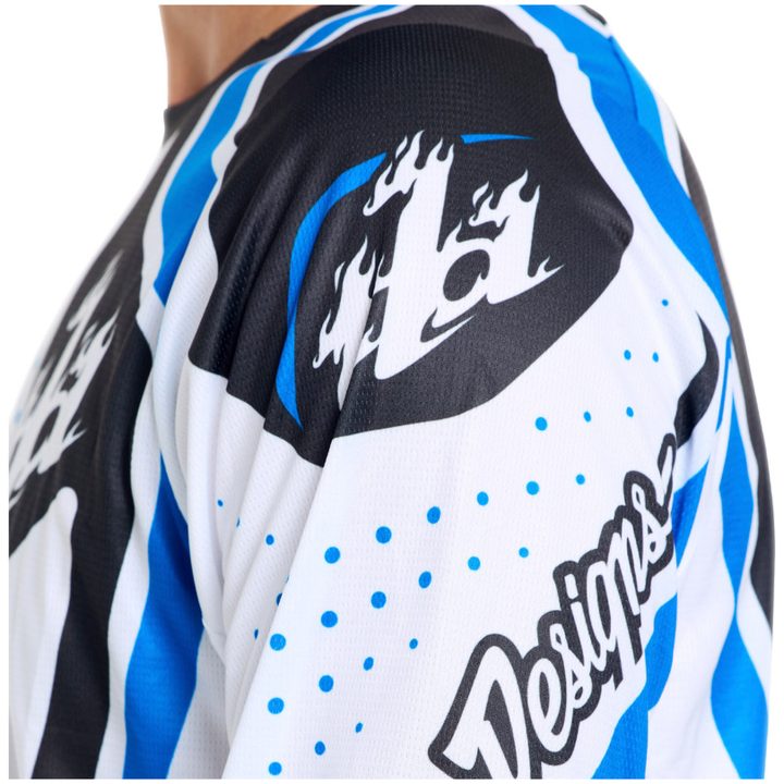 Crosstrøje GP Pro Hvid Blå TROY LEE DESIGNS L – billede 13