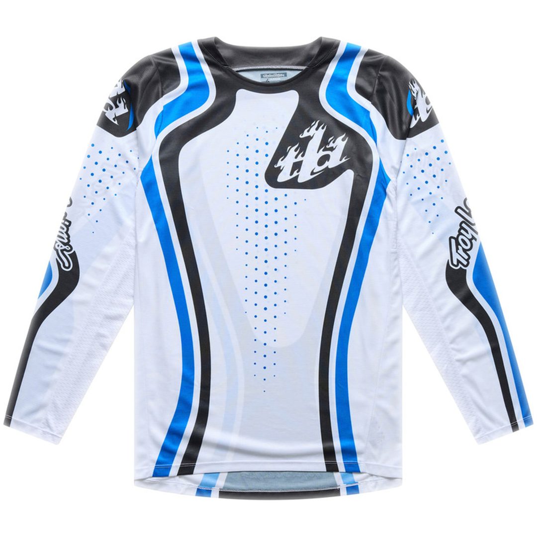Crosstrøje GP Pro Hvid Blå TROY LEE DESIGNS L