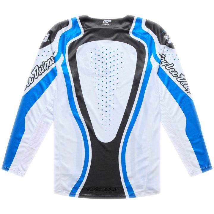 Crosstrøje GP Pro Hvid Blå TROY LEE DESIGNS M – billede 6