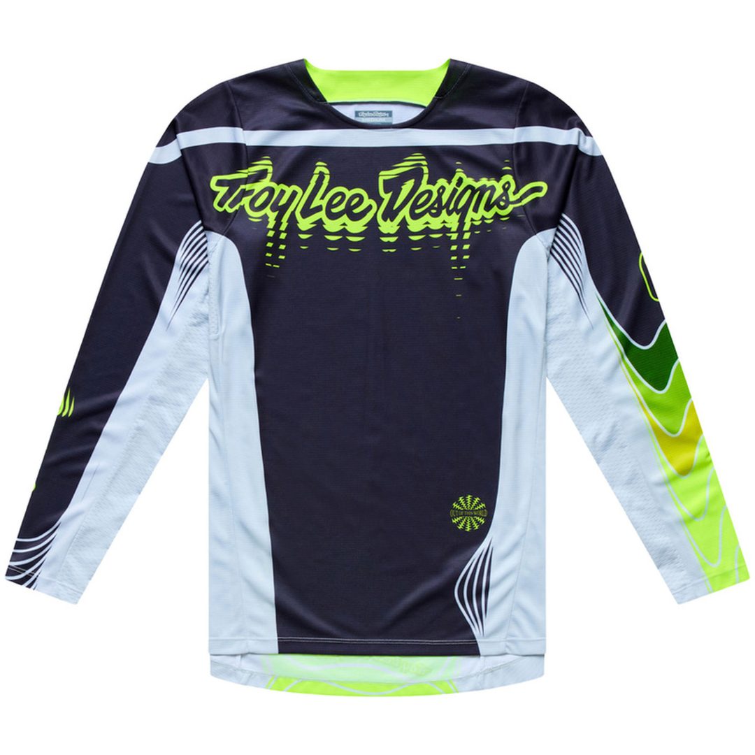 Crosstrøje GP Pro Stagger Grå Neongul TROY LEE DESIGNS s