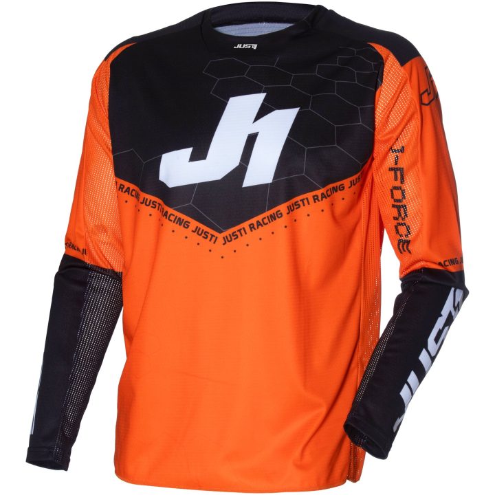 Crosstrøje J-Force Hexa Orange/Sort Just1 XS – billede 2