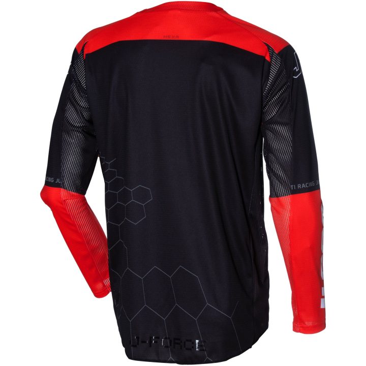 Crosstrøje J-Force Hexa Rød/Sort/Hvid Just 1 M – billede 2