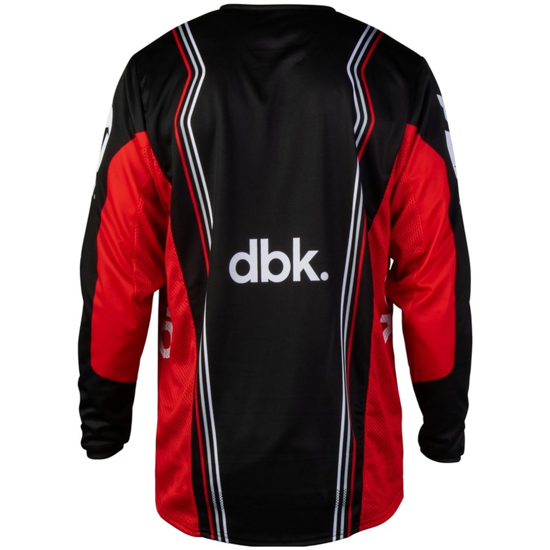 Crosstrøje Kinetic DBK Sort Rød Hvid FLY RACING s – billede 2