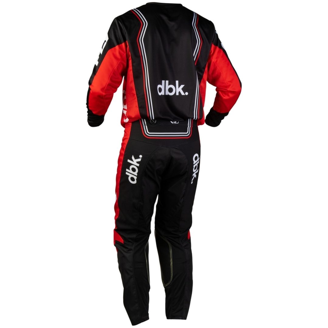 Crosstrøje Kinetic DBK Sort Rød Hvid FLY RACING s – billede 4