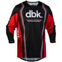 Crosstrøje Kinetic DBK Sort Rød Hvid FLY RACING