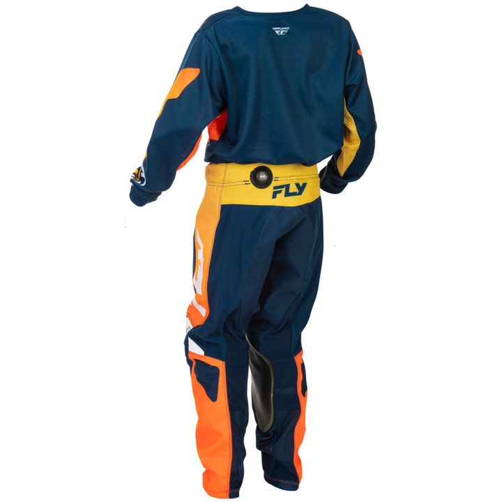 Crosstrøje Kinetic Marineblå/Orange FLY RACING yl – billede 4