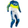 Crosstrøje Kinetic Mesh Blå Neongul Hvid FLY RACING s – miniature 3