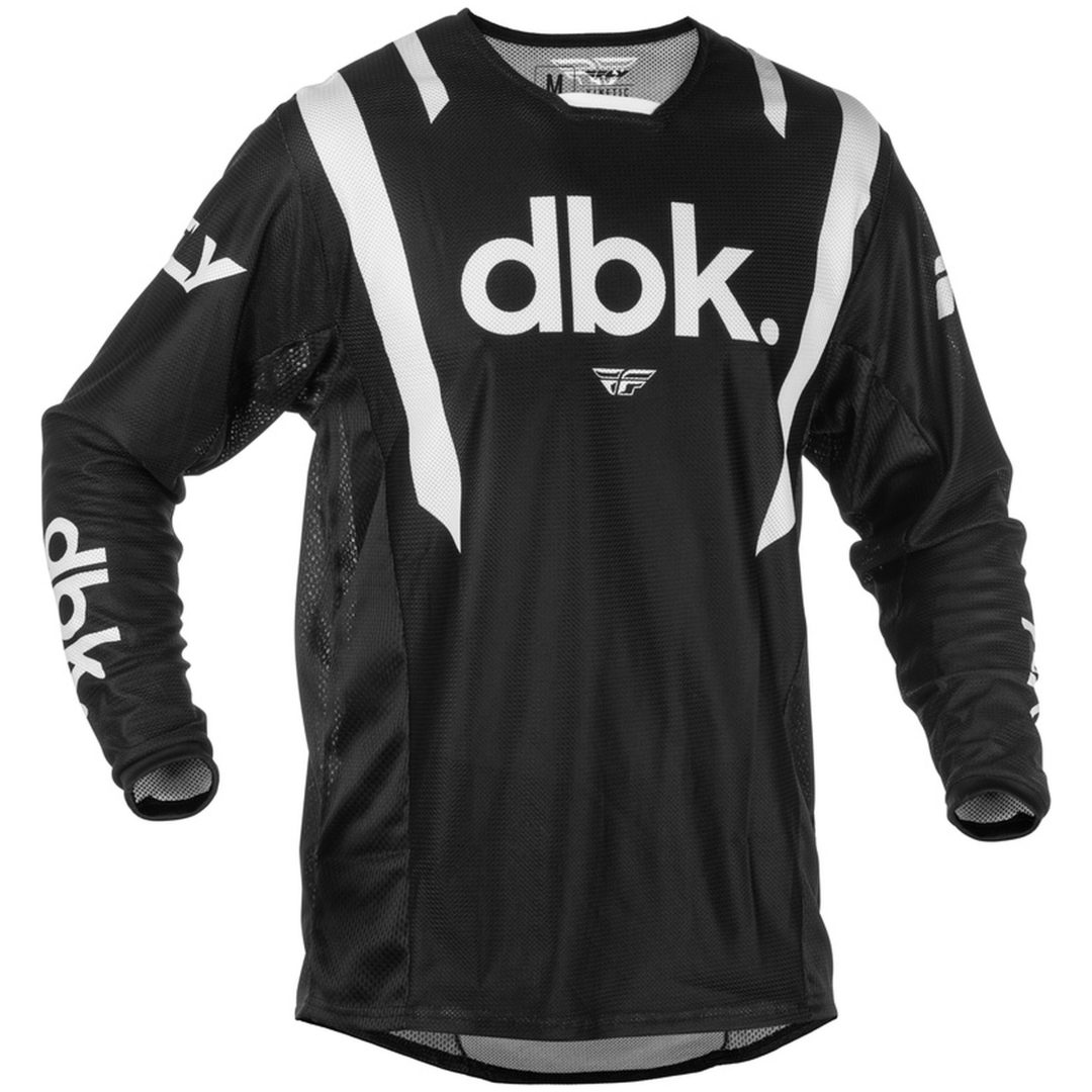 Crosstrøje Kinetic Mesh Dbk Sort/hvid FLY RACING s