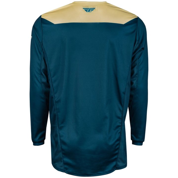 Crosstrøje Kinetic Reload Elfenben/marineblå/kobolt FLY RACING s – billede 3