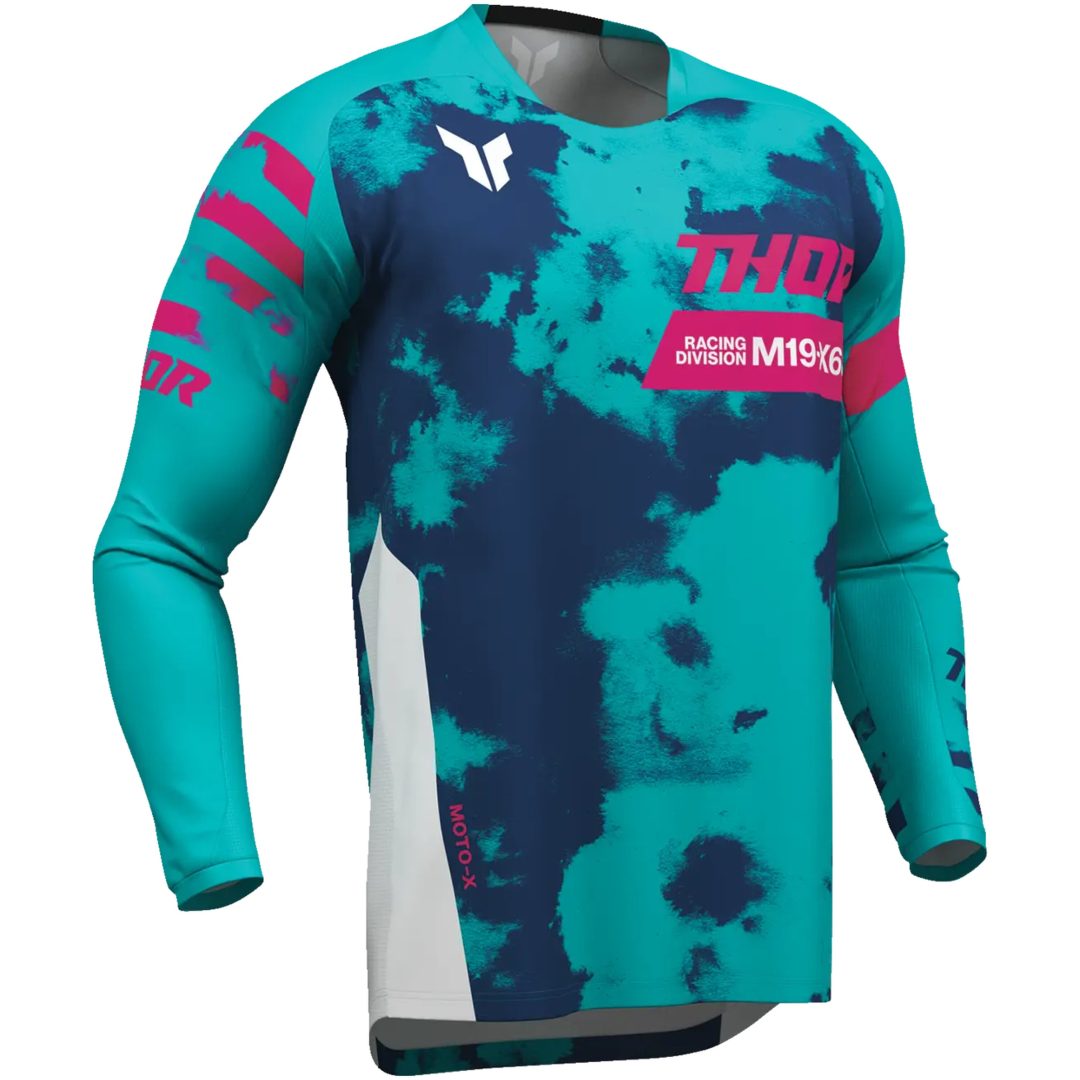 Crosstrøje Launchmode Bleach Aqua THOR M