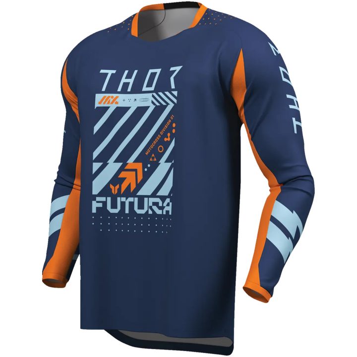 Crosstrøje Launchmode Futura Blå THOR 3XL – billede 2