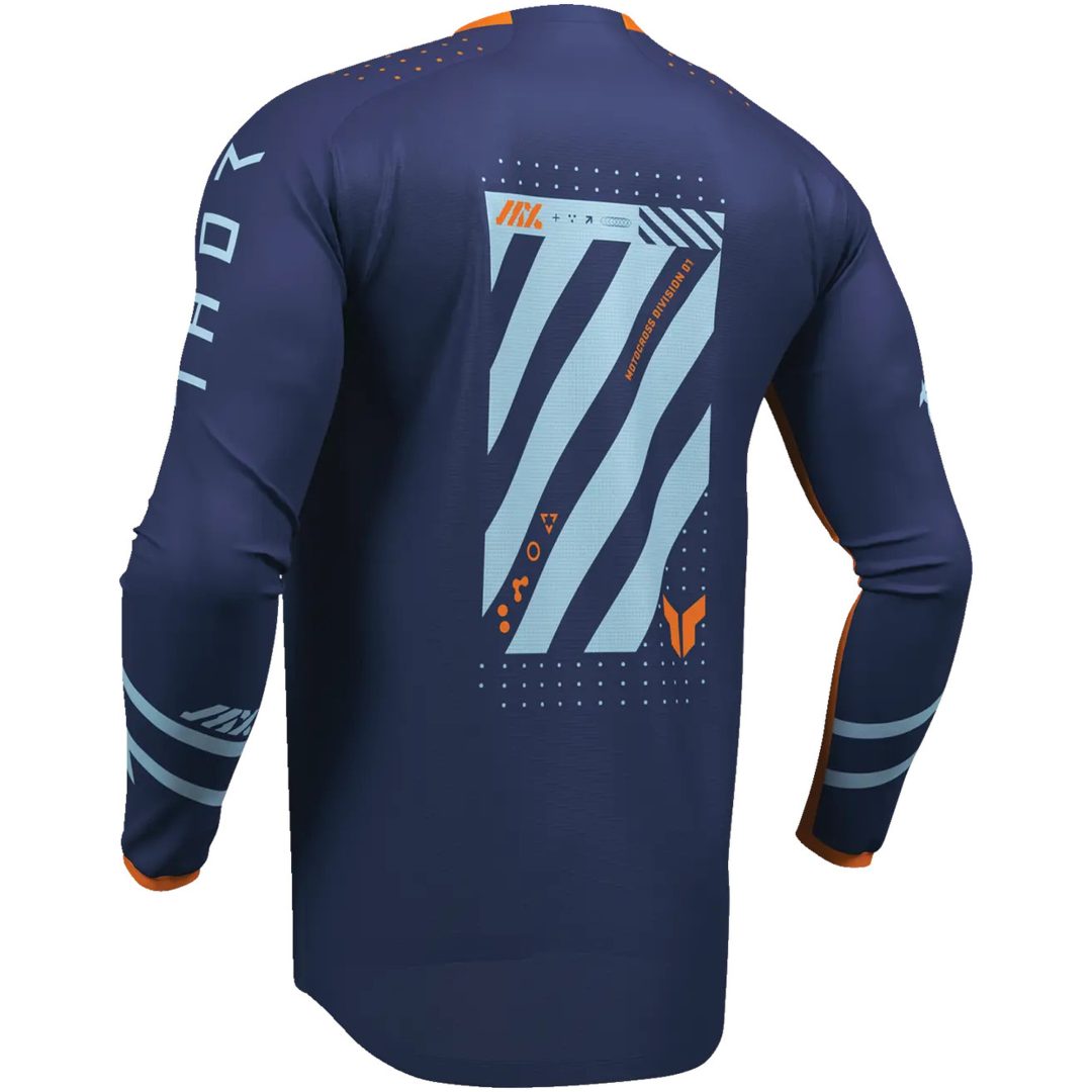 Crosstrøje Launchmode Futura Blå THOR 3XL – billede 6