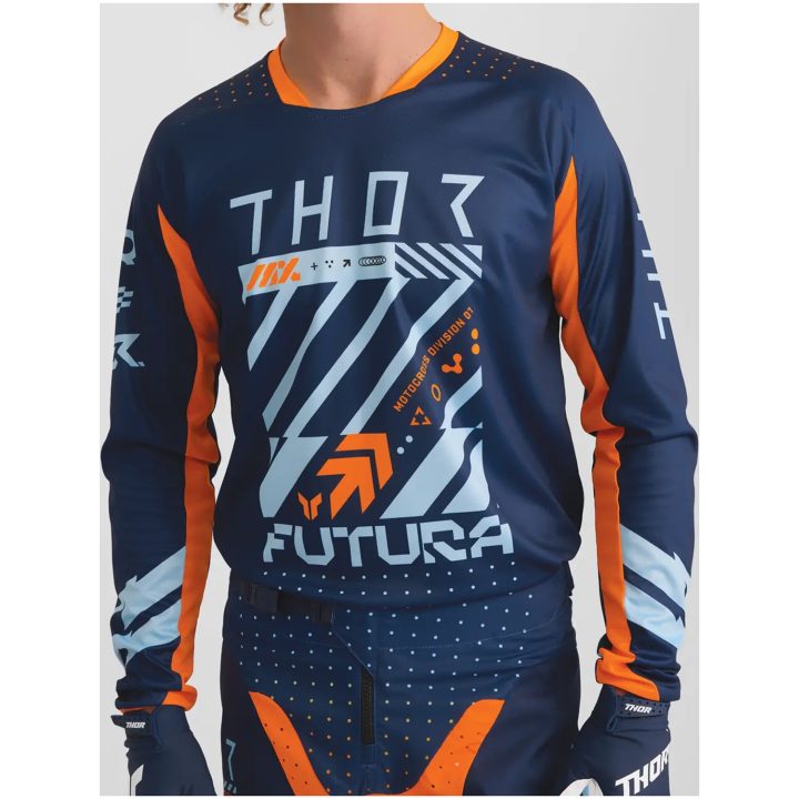 Crosstrøje Launchmode Futura Lyseblå THOR s – billede 5