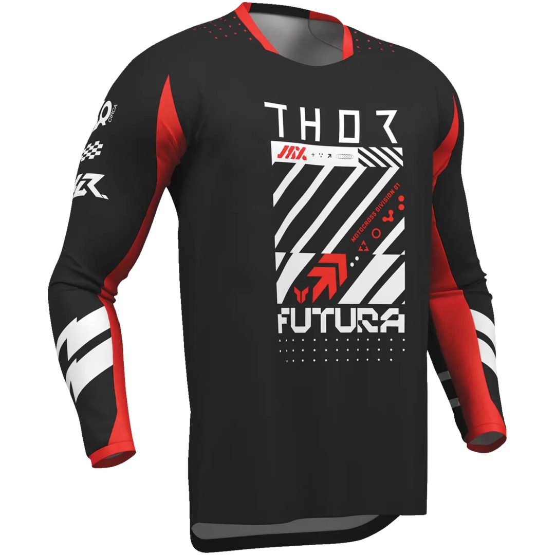 Crosstrøje Launchmode Futura Rød THOR s